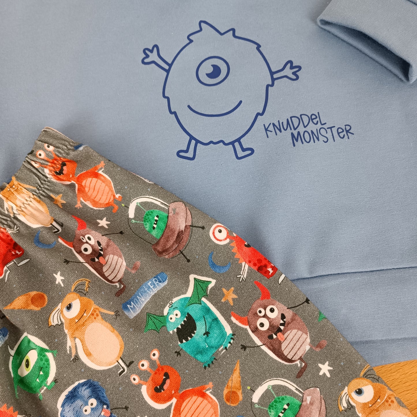 Knuddel Monster Set Größe 62/68